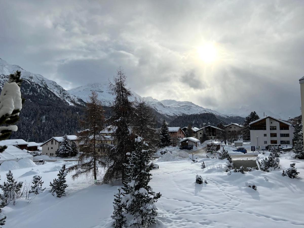 Cosy Apartment Facing Piz Rosatsch St. Moritz Exterior photo